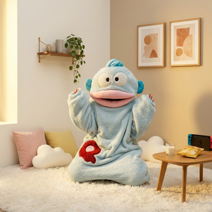 Funny Monster Hooded Fleece Robe