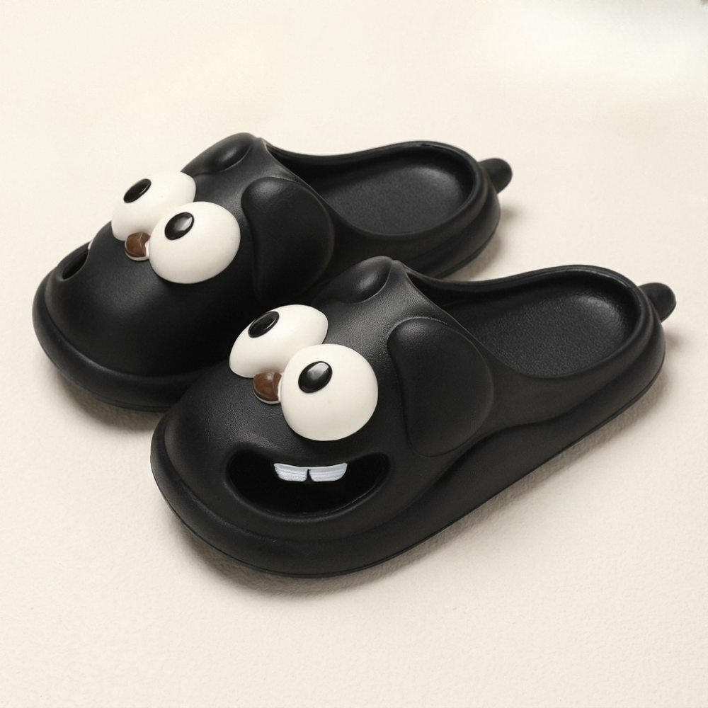 Funny Face Cloud Slippers — Premium EVA Anti-Slip Home Shoes